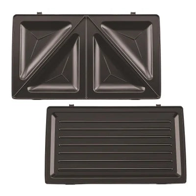 BOSS Griller Toaster 2-in-1 Sandwich Maker, 700 Watts, with Detachable Plates for Toast & Grill B501