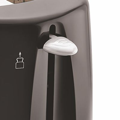 BOSS Eden 4 Slice Pop Up Toaster, 1100 Watts, Cancel, Variable Heat Settings, Removable Crumb Tray, Black B527