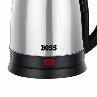BOSS Simmer Electric Kettle with Stainless Steel Body, 1.8 litre, 1500 watts, Silver B823
