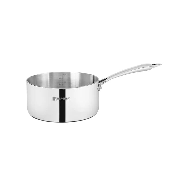 Argent Tri-Ply Stainless Steel Saucepan - Induction Bottom BGIN-1306 18 cm / 2.2L