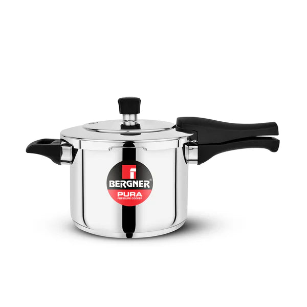 Pura Stainless Steel Outer Lid Pressure Cooker, Tri-Ply Induction Bottom BGIN-1861