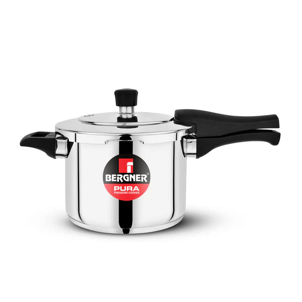 Pura Stainless Steel Outer Lid Pressure Cooker, Tri-Ply Induction Bottom BGIN-1863