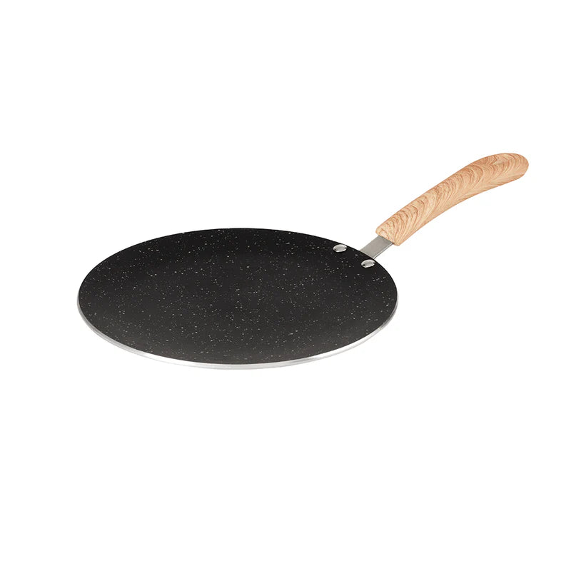 Bellini Plus Aura 5-Layer Non-Stick Concave Roti Tawa, 28cm, Thickness 4mm - Induction Bottom-BGIN-31253-BK