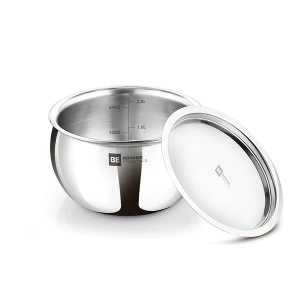 BGIN-6243  RICE HANDI WITH SS LID  16cm -2.0L, Max -2.2L