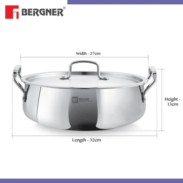 Bergner BGIN-6297  BIRYANI HANDI  24cm - 4L, Max - 4.4L