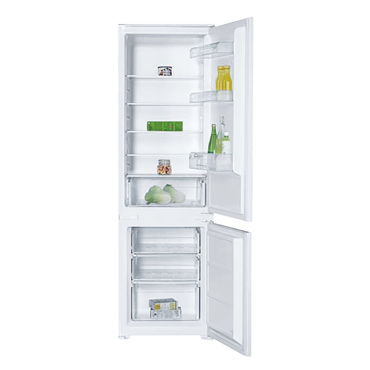 Built-in Refrigerator/Freezer Combination 249L, Fully Integrated, LED Interior, Electronic Control 5CB 281SD0