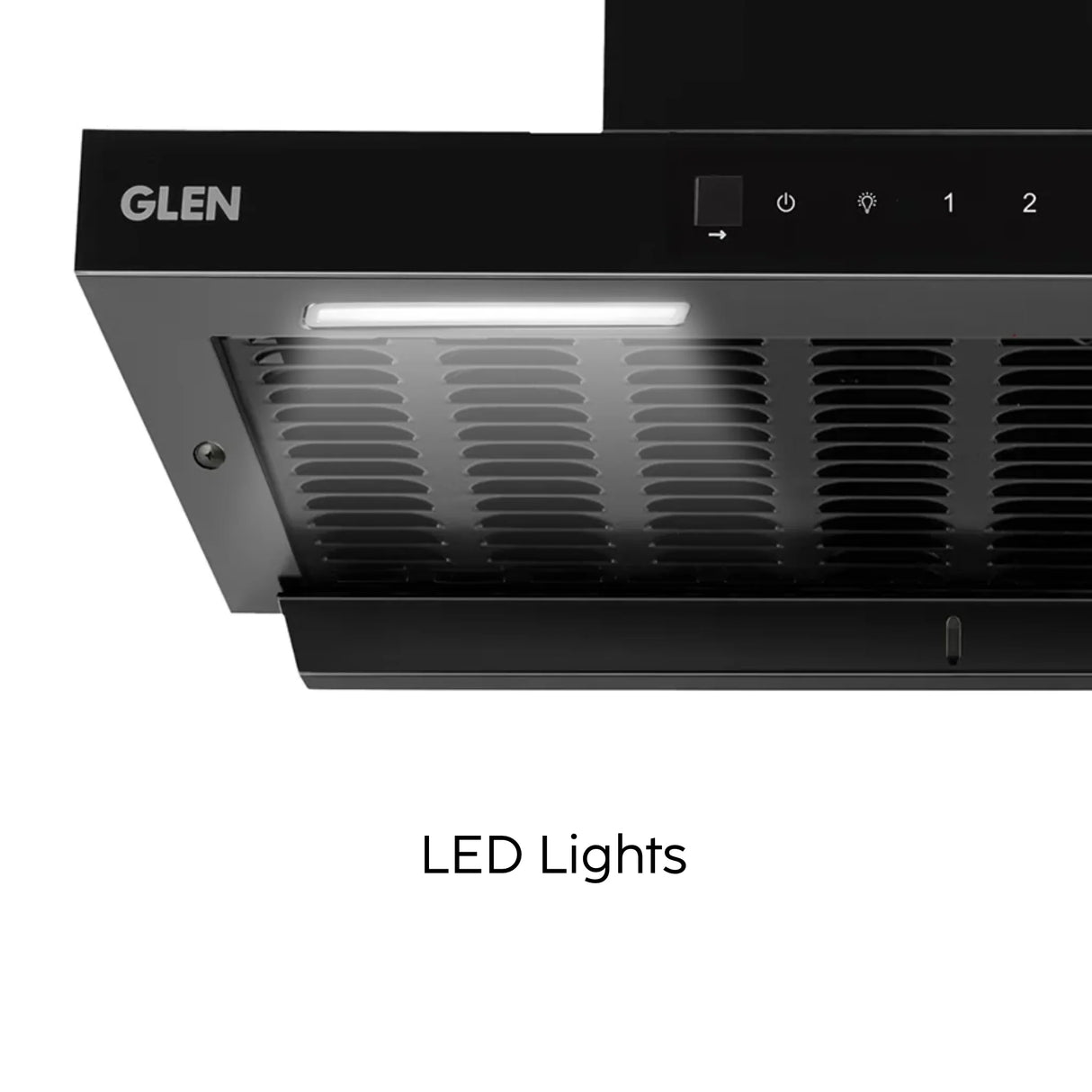 60cm Auto Clean Filterless Chimney with Heat Sensor, 1400 m³/hr Suction, Motion Touch Control – Black (CH 6052 HSR BL AC)