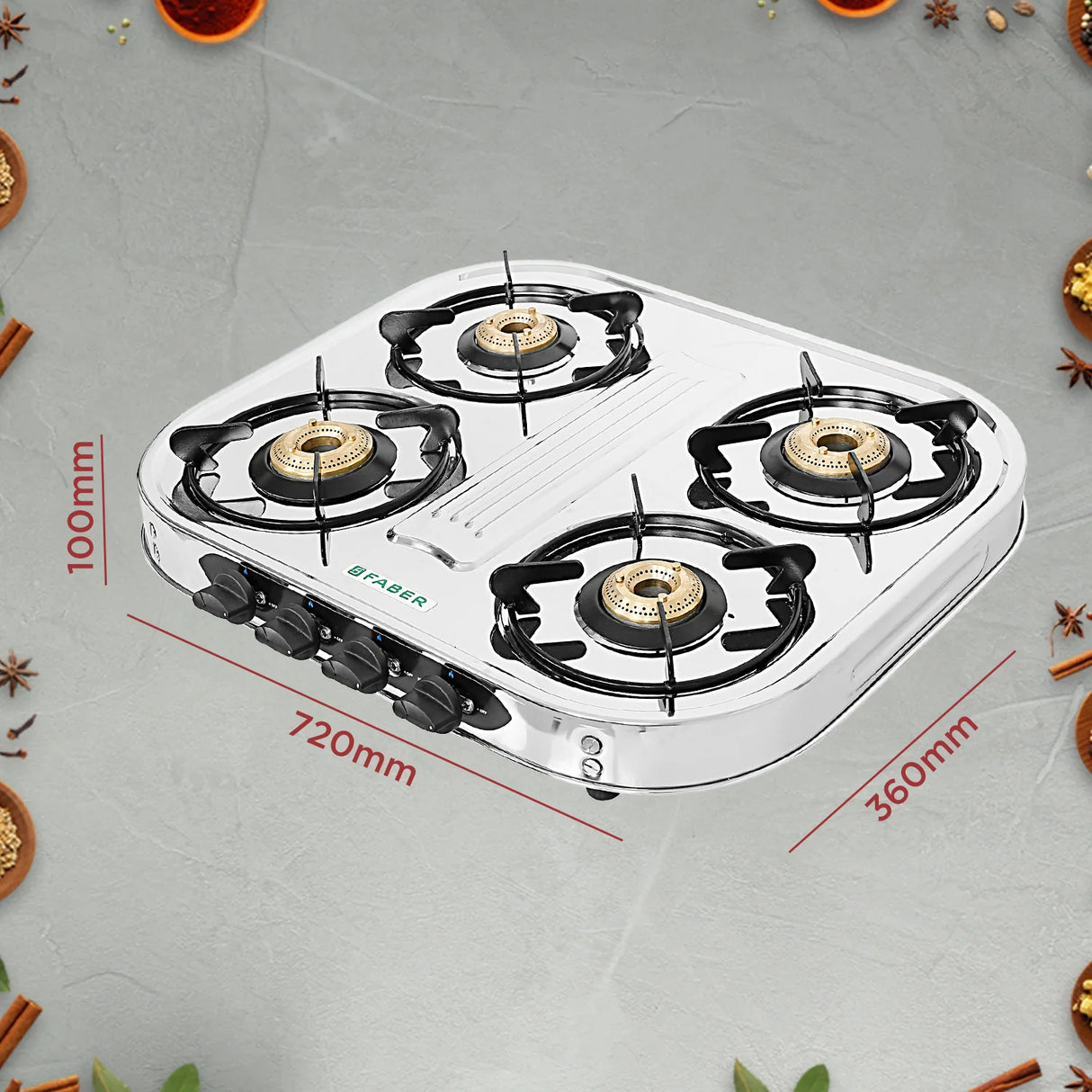 COOKTOP CRYSTAL 4BB S