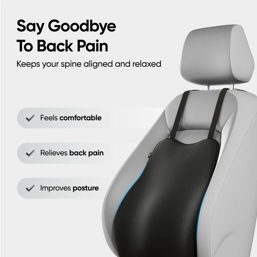 Ultimate Car Comfort Bundle with Backrest, Neck Rest & Seat Wedge for Complete Driving Support
