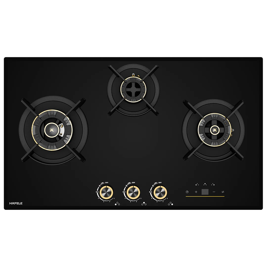 Cronus Digi-Step 378 Built-in Gas Hob 3 Burner 78 cm with Digital Timer – 53.401.766