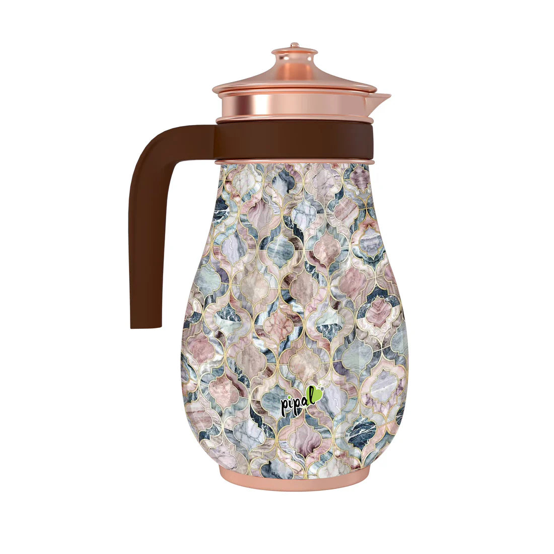 Drop Designer Copper Jug Rose Marble – 1450 ml