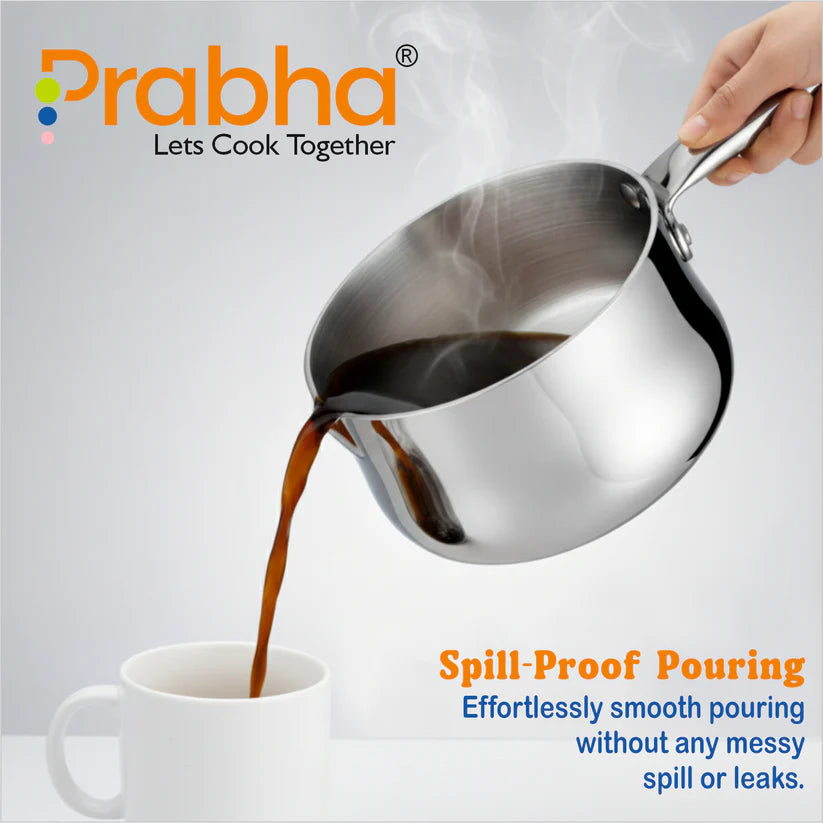 Elante Tri-Ply Curve Tea & Coffee Warmer With Lip – 1.2L, 14cm