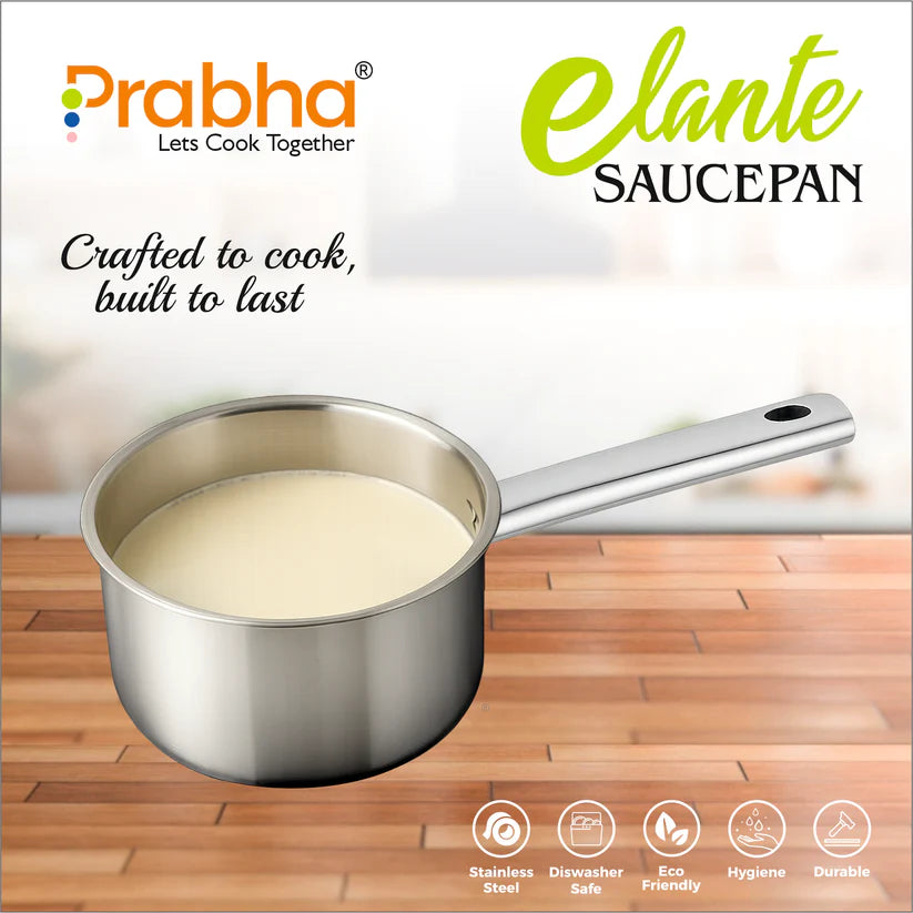 Elante Tri-Ply Saucepan Without Lid – 3L, 20cm