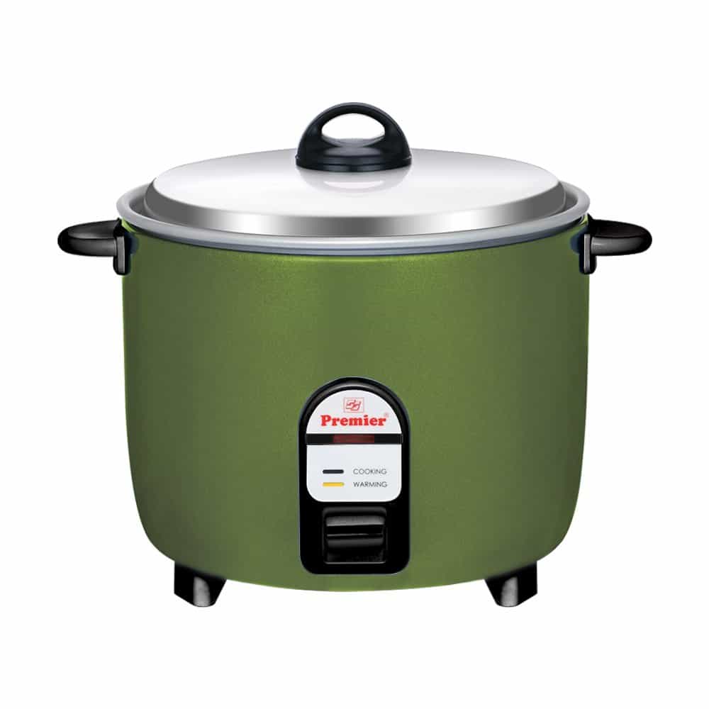 Premier Electric Rice Cooker 1.8ltr Mustard Green