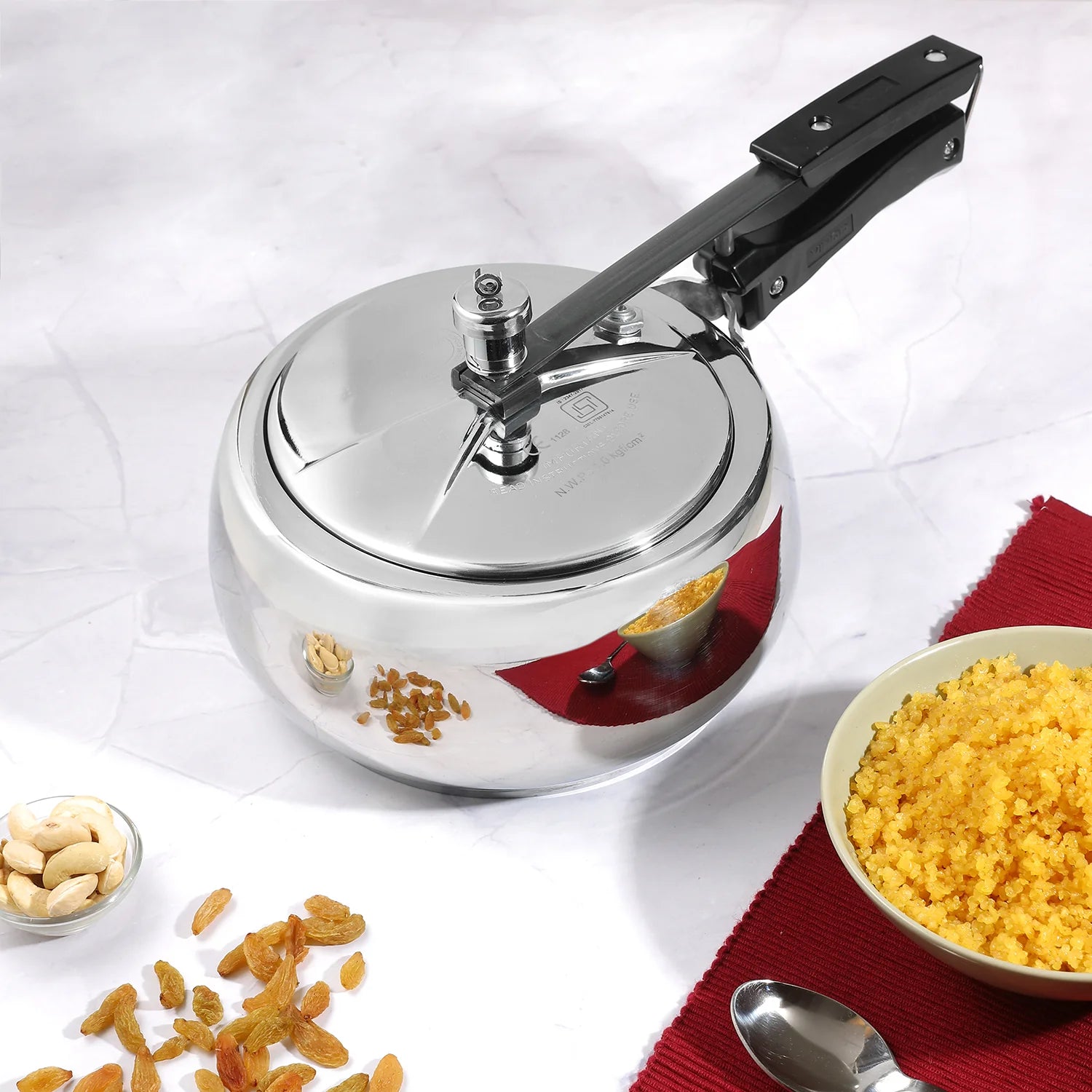Europa Stainless Steel Inner Lid Pressure Cooker - 3.5 Litre