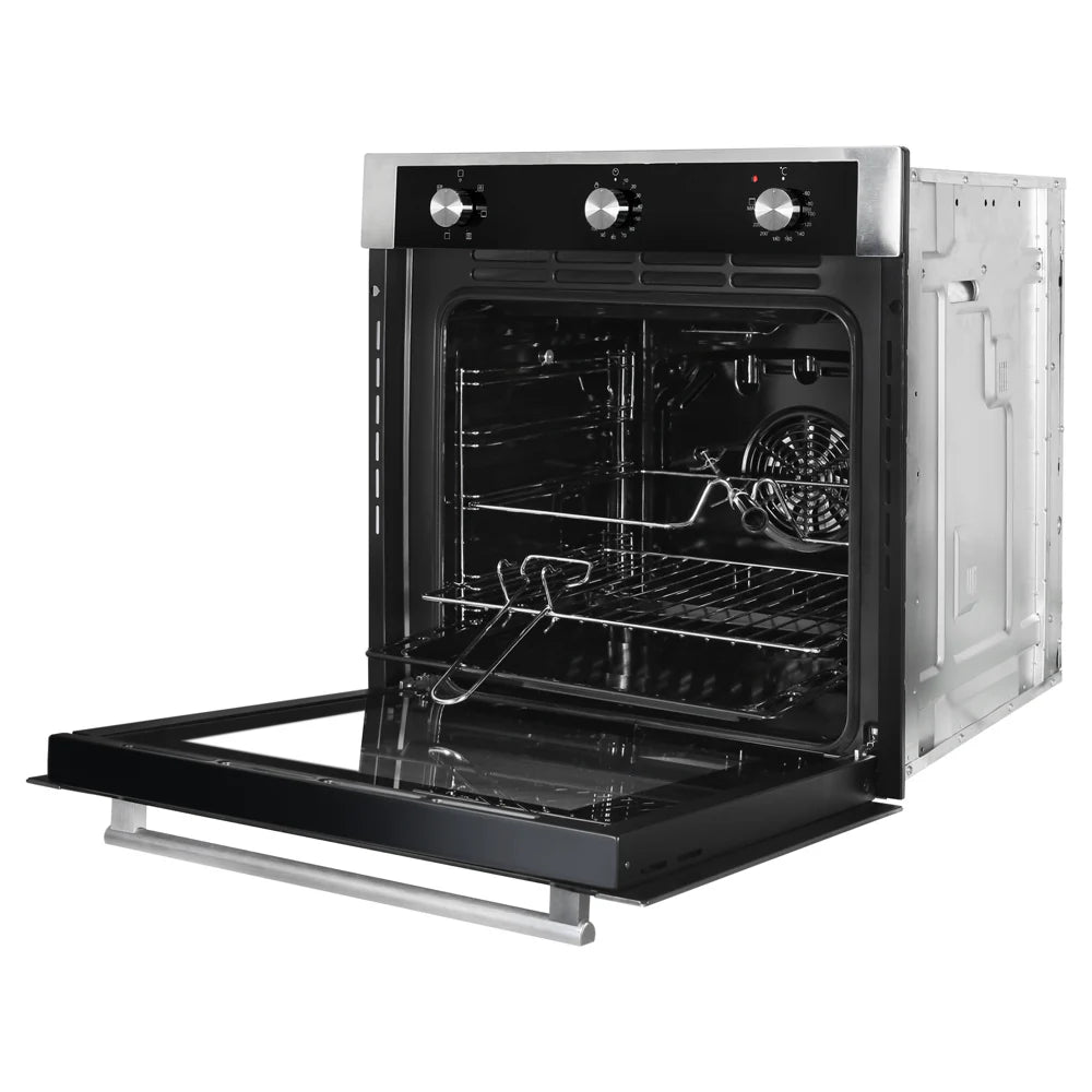 FBIO 80L 6F Built-In Electric Oven with Rotisserie, Convection Fan & 6 Cooking Functions