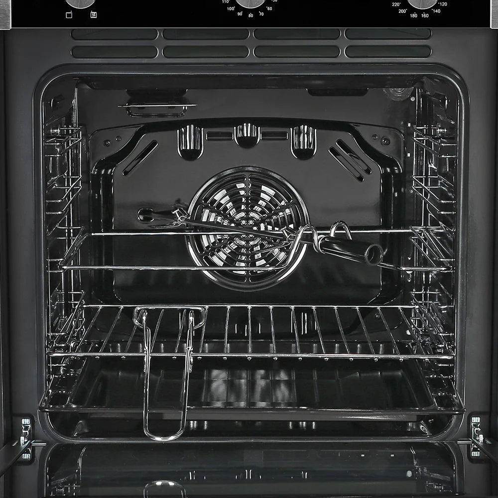 FBIO 80L 6F Built-In Electric Oven with Rotisserie, Convection Fan & 6 Cooking Functions