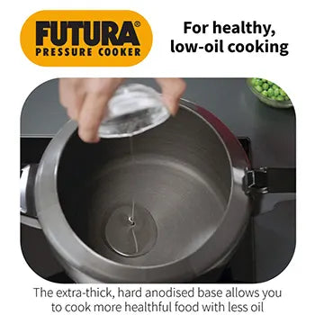 Futura 7 Litre Hard Anodised Jumbo Pressure Cooker (FP7J)