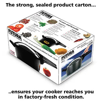 Futura 7 Litre Hard Anodised Jumbo Pressure Cooker (FP7J)