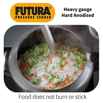 Futura Hard Anodised Tall Pressure Cooker 7 Litre (FP7T)