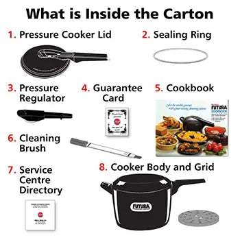 Futura 9 Litre Hard Anodised Pressure Cooker - FP90
