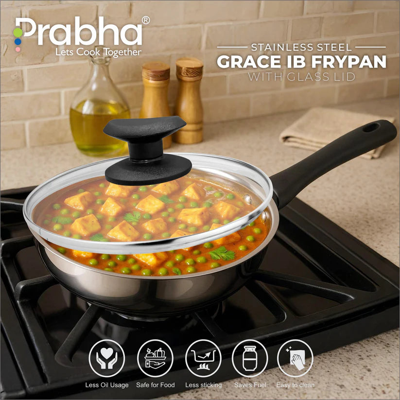 Grace IB Frypan With Lid – 1.1L, 20cm