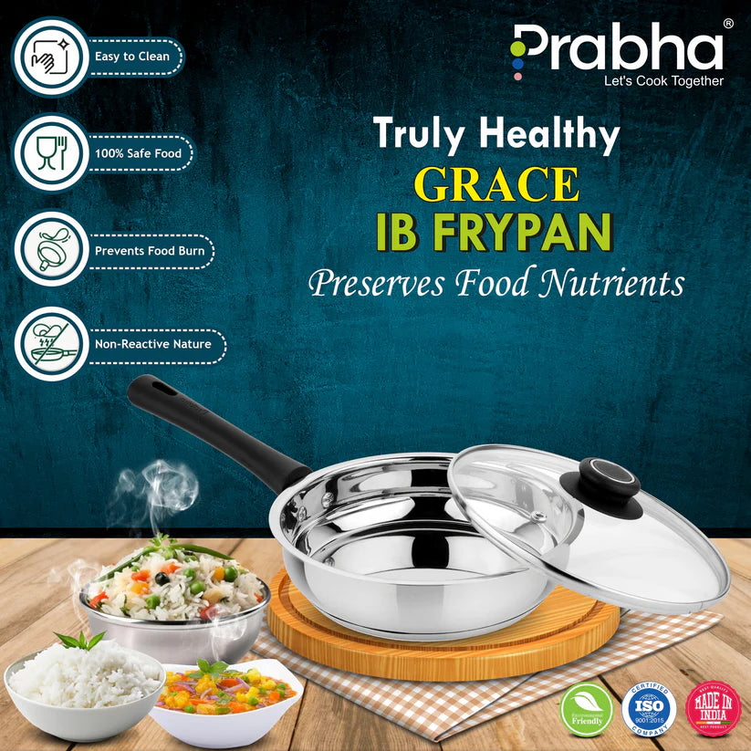 Grace IB Frypan With Lid – 1.1L, 20cm