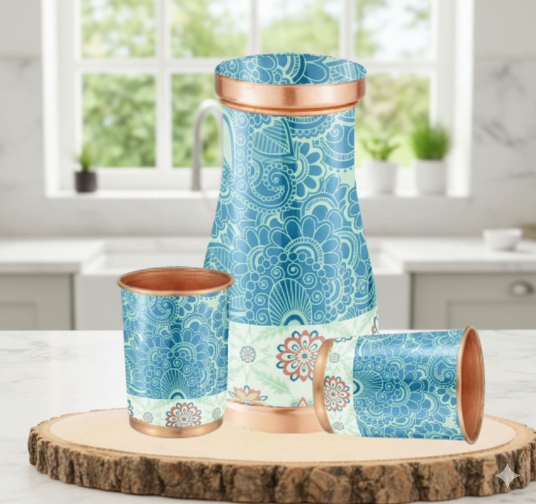 Graphica Designer Print Set - Blue Floral