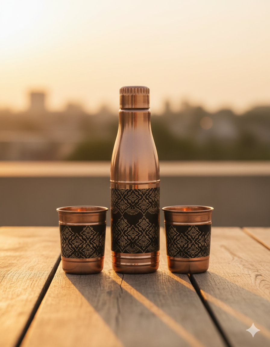 Indus Water Bottle & Tumbler Set