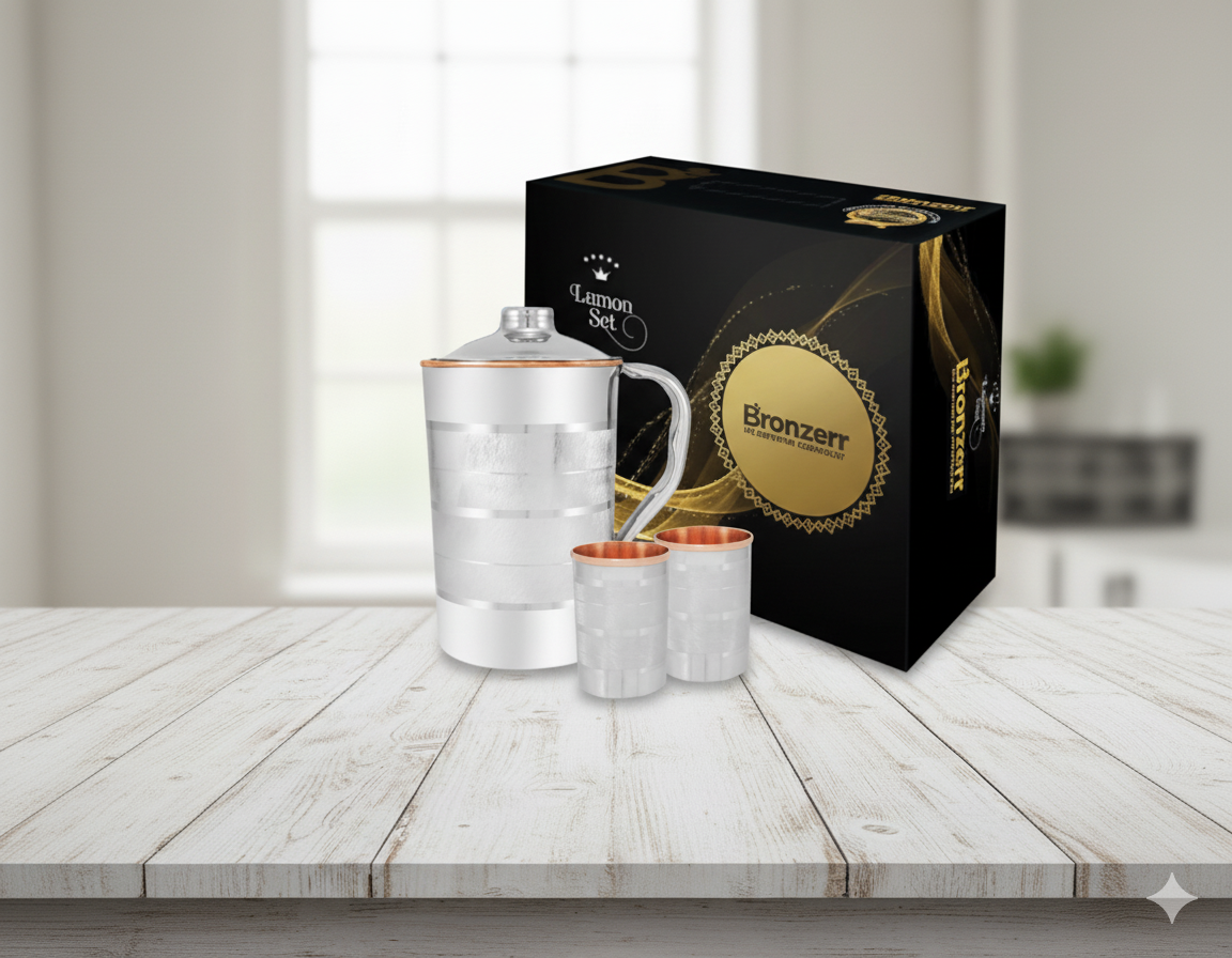Lemon SS Copper Set - 3 Pcs