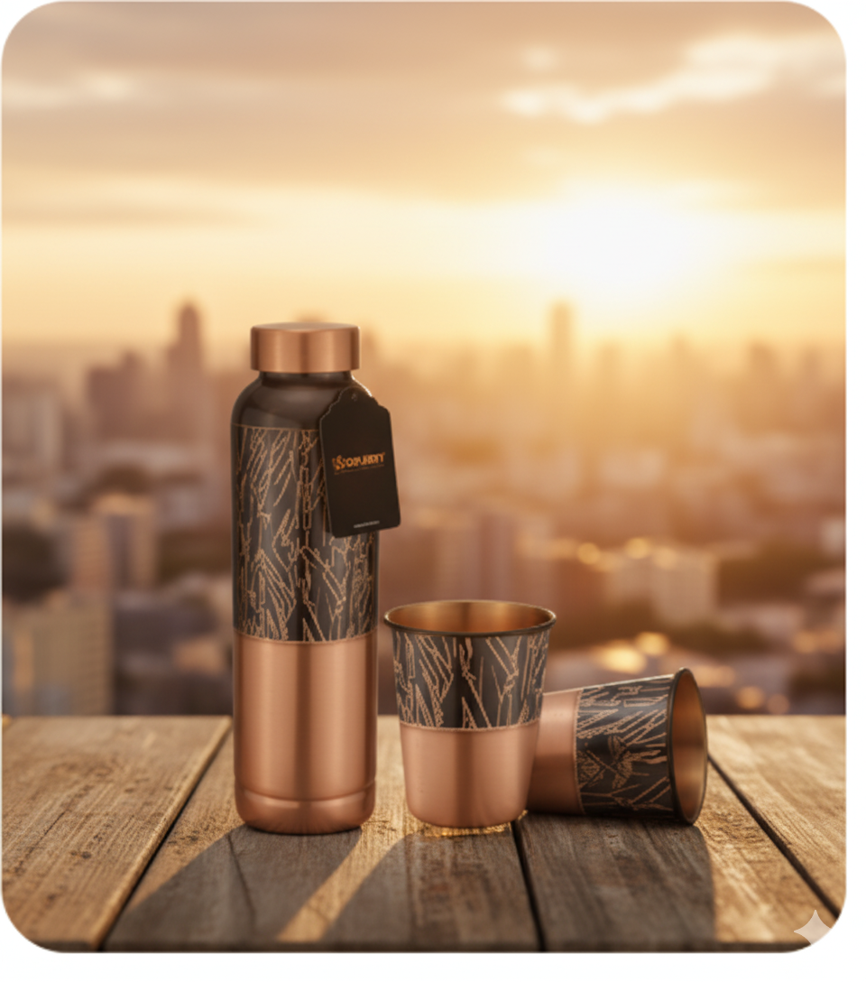 Royal Water Bottle & Tumbler Set