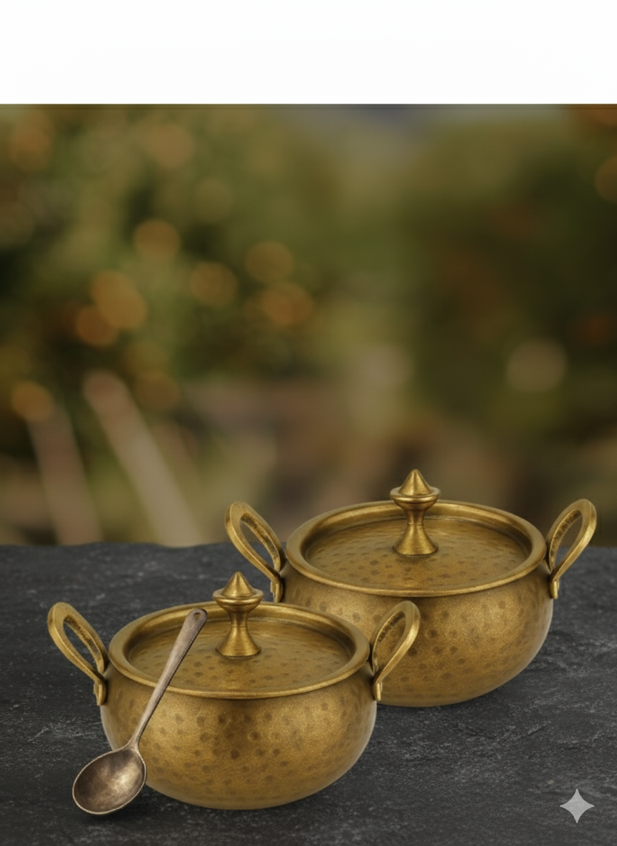 Rustic Serveware Belly Pan Set