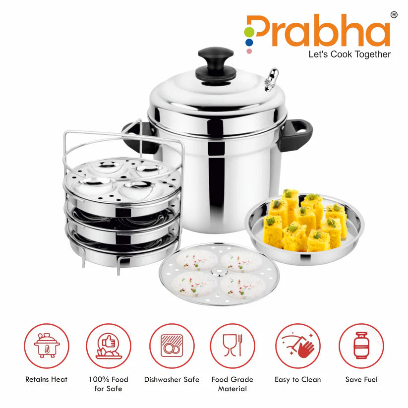 Prabha Grace IB Multi Pot (4+4 Plates)