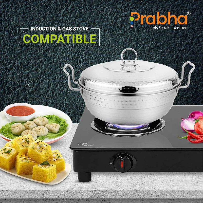 Prabha Grace IB Mini Multi Kadhai Hammered 20cm (4 Plates)