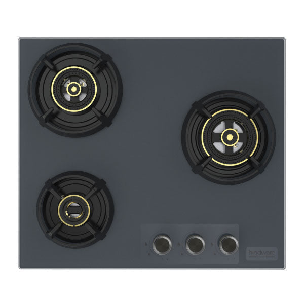 Graphite 3 Burner 60 CM Hob