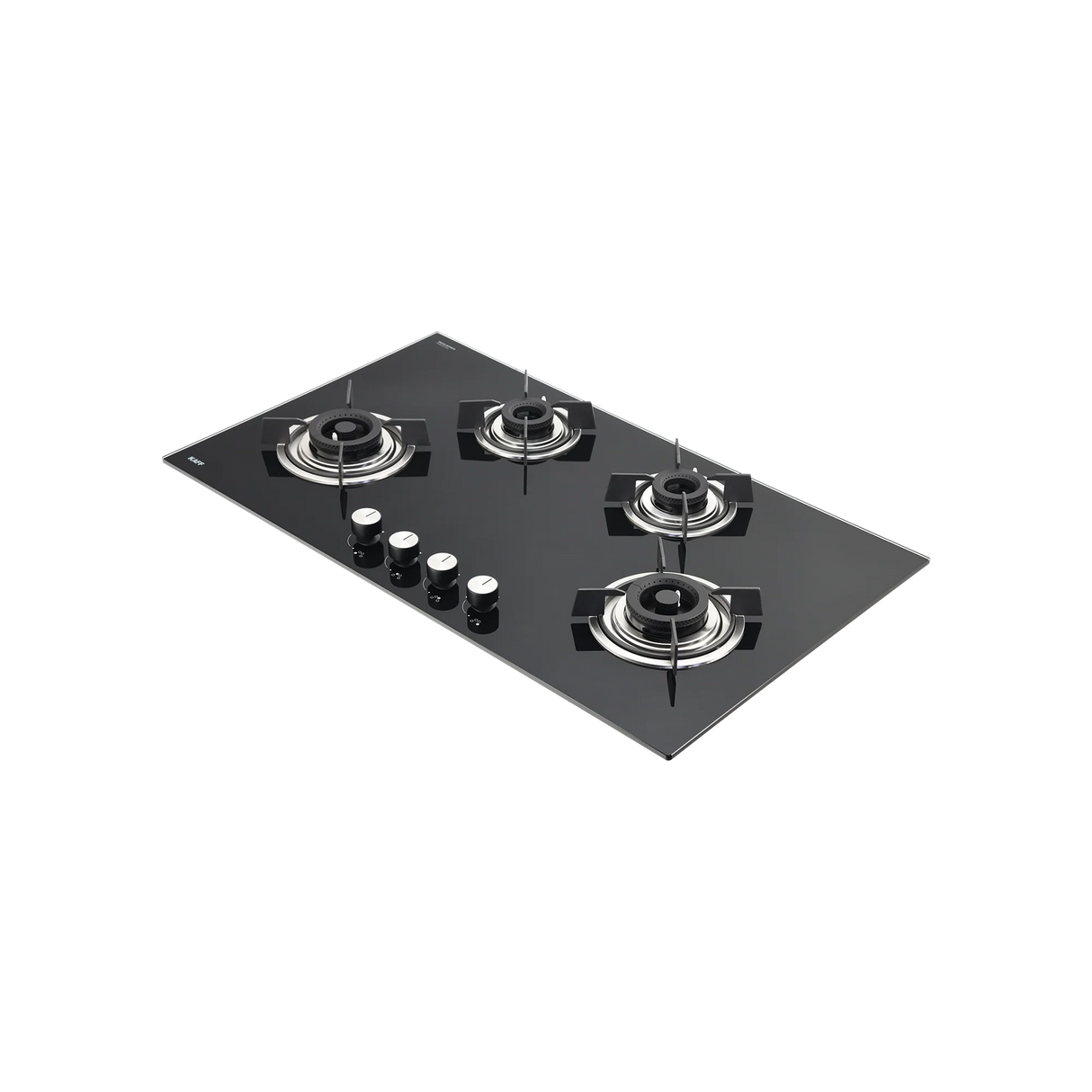 HBR 904 A 4 Burner Built-In Hob with Brass Burners, Auto Ignition & Tempered Glass