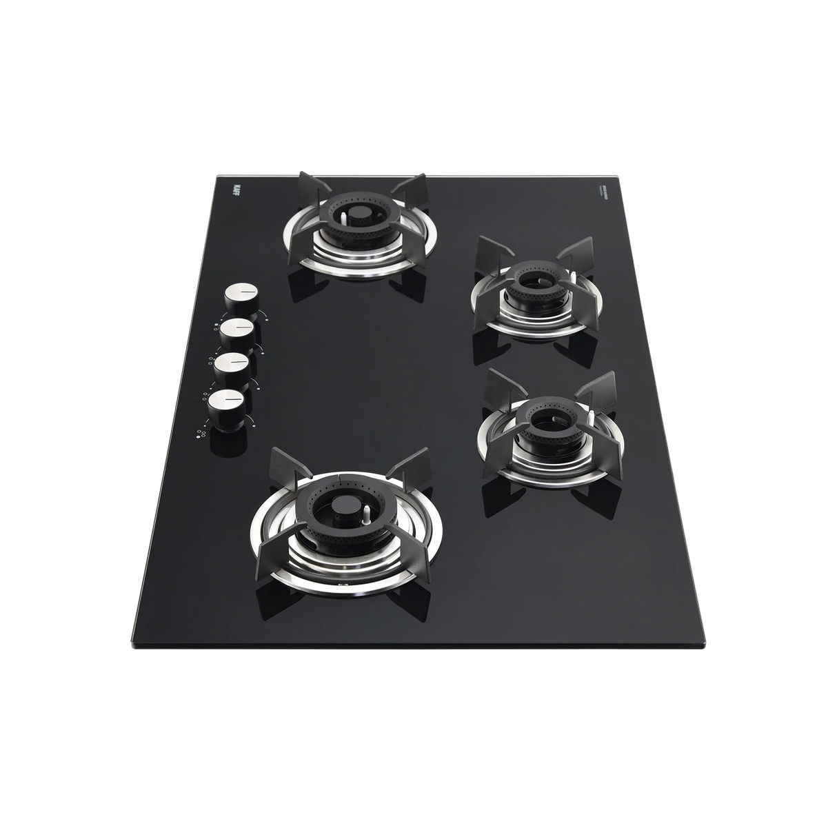 HBR 904 A 4 Burner Built-In Hob with Brass Burners, Auto Ignition & Tempered Glass