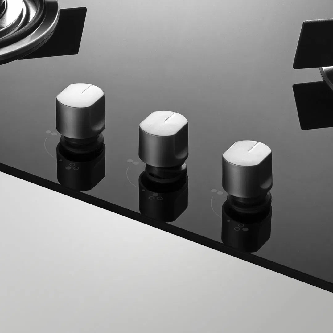 HBR 603 B 60cm Built-in Hob with 3 Brass Burners & Auto Ignition