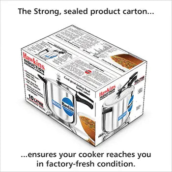 Stainless Steel Pressure Cooker 10 Litre (HSS10)