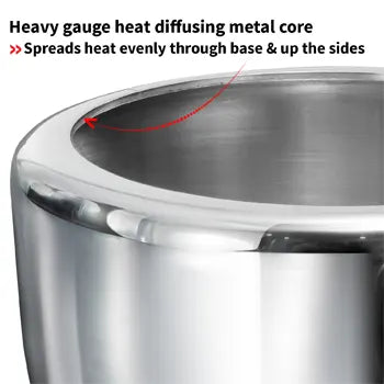 Tri-Ply Stainless Steel Pressure Cooker 4.5 Litre Wide Mouth (HSST45)
