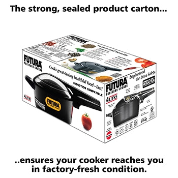 Futura Hard Anodised Induction Base Pressure Cooker 4 Litre (IFP40)