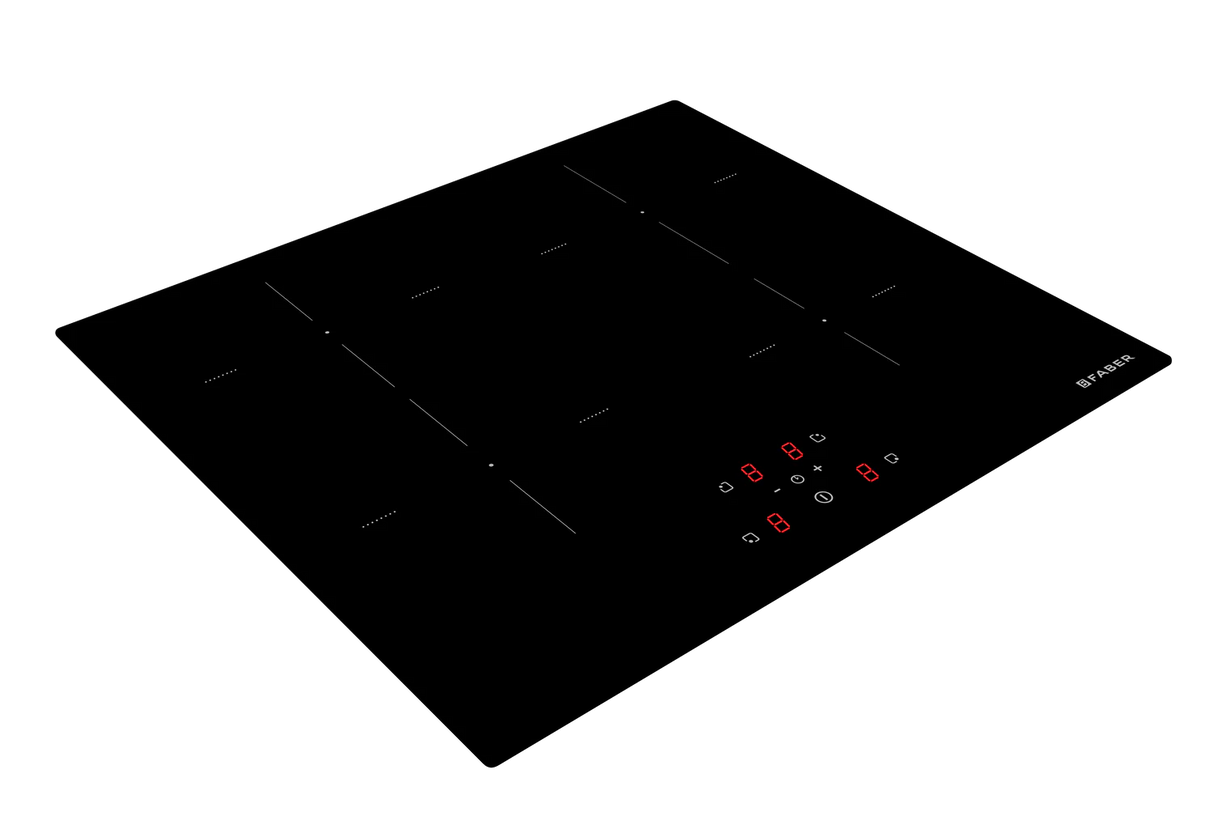 FBH 64 BK 4-Zone Built-In Induction Cooktop – 7400W, Touch Control