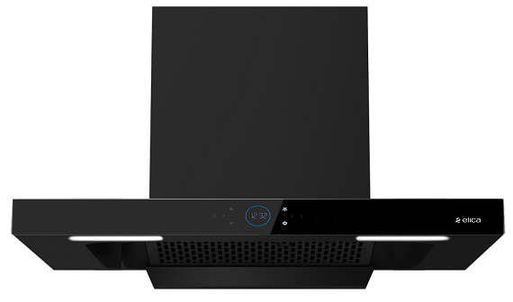 ISMART SPOT FL HAC 90 LTW NERO 90 cm Wall Mounted Chimney