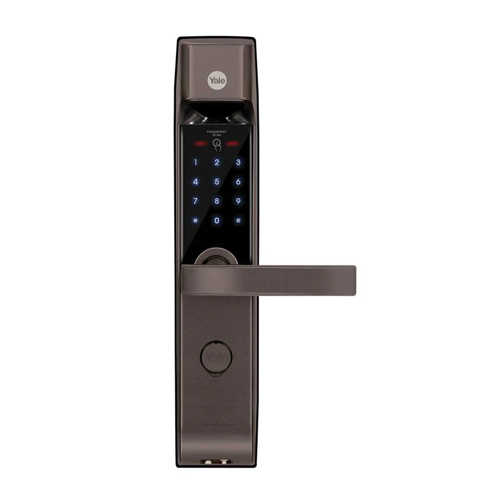 YDM 4115-A Series Biometric Smart Lock (Brown)