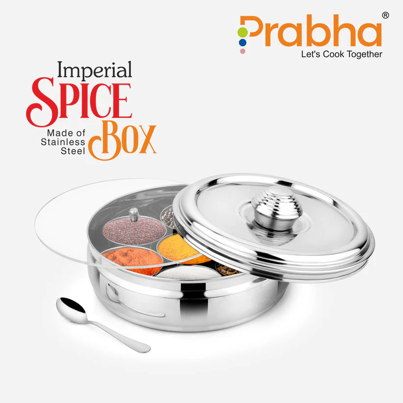 Stainless Steel Imperial Spice Box