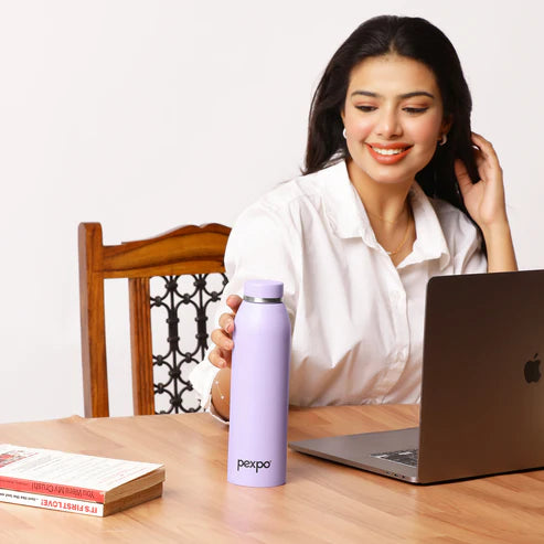 Pexpo Jumbo SS Water Bottle 750 ML Knight Black