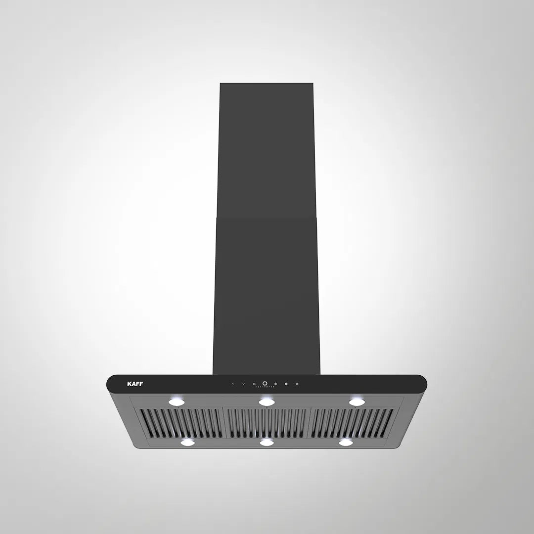 CANARY 90 DC (IS) 90cm Island Chimney with Smart Auto Clean, BLDC Motor, 1480 m³/hr Airflow & Baffle Filter