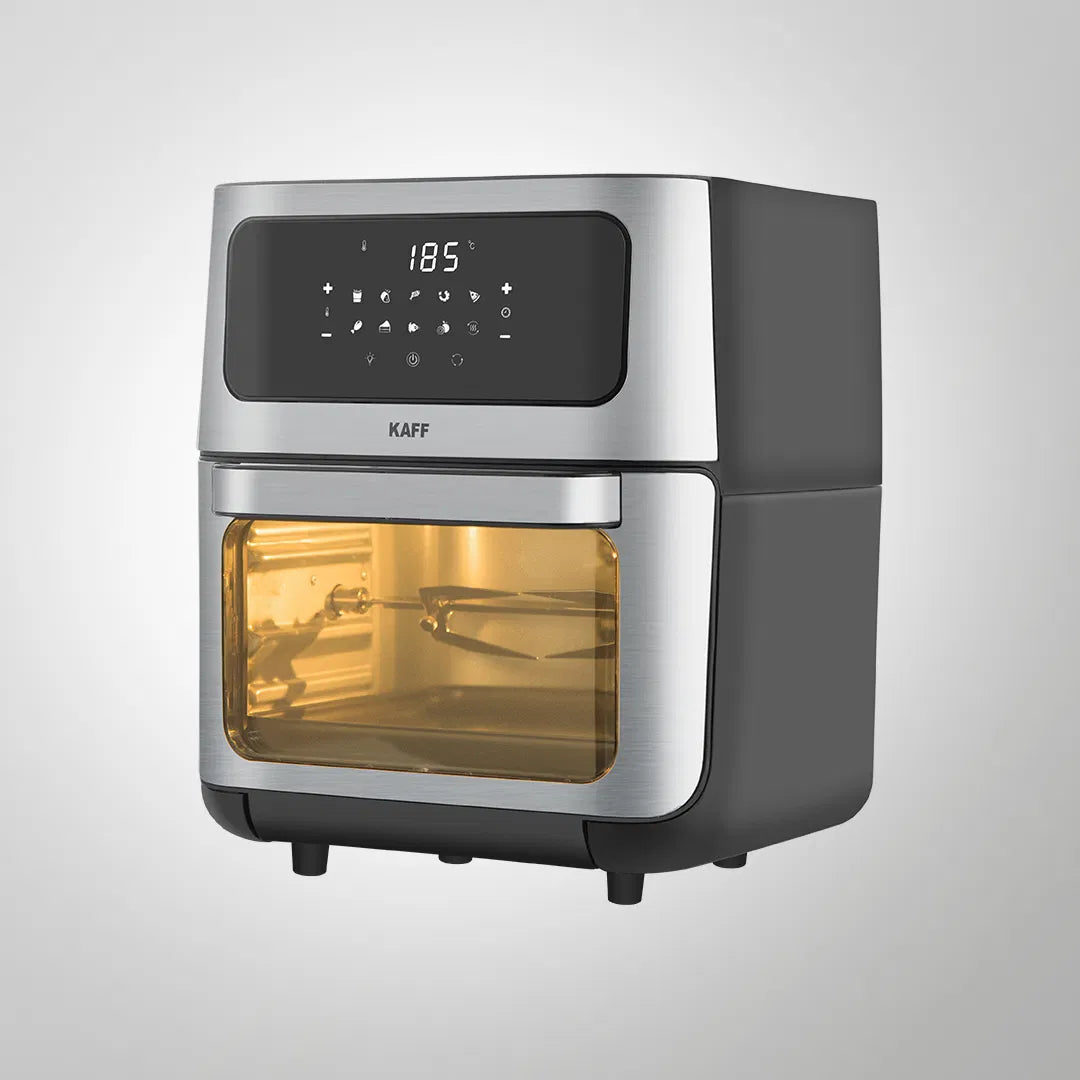 KFR12 12L Electric Air Fryer & Rotisserie Oven with 360° Heat Circulation & 10 Presets