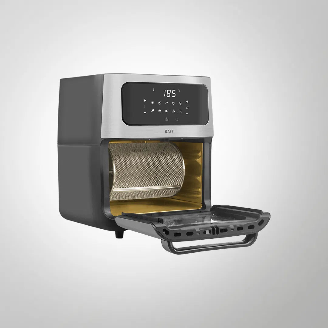 KFR12 12L Electric Air Fryer & Rotisserie Oven with 360° Heat Circulation & 10 Presets