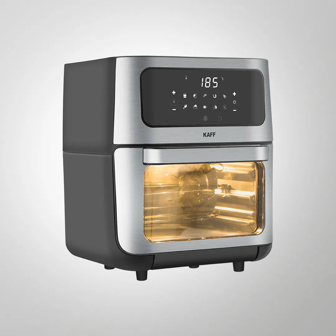KFR12 12L Electric Air Fryer & Rotisserie Oven with 360° Heat Circulation & 10 Presets